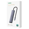 Adapter Hub UGREEN Revodok CM512, USB_C do 2x USB 3.0, HDMI, RJ45, SD/TF