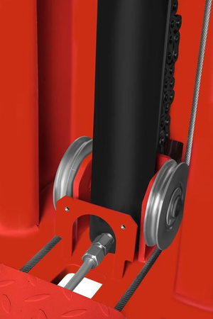 PODNOŚNIK KOLUMNOWY HYDRAULICZNY PÓŁAUTOMATYCZNY 230V KD5816