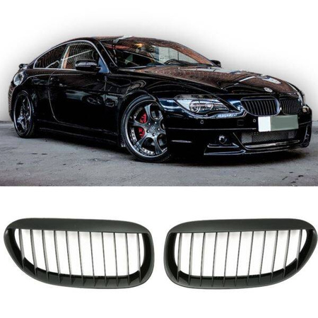 GRILL BMW 6 E63 E64 GLOSS BLACK