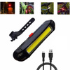 LAMPKA ROWEROWA LED TYŁ PRZÓD 100 LM 6 TRYBÓW ŁADOWANIE USB