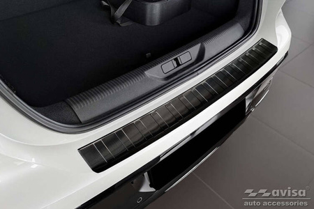 Nakładka na zderzak tylny do Peugeot 308 3 Hatchback (Czarna)
