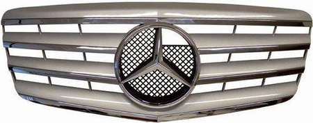GRILL PRZEDNIE MERCEDES W211 06-09 CHROM/SILVER