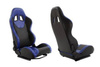 Fotel sportowy MONZA+ Skóra Blue
