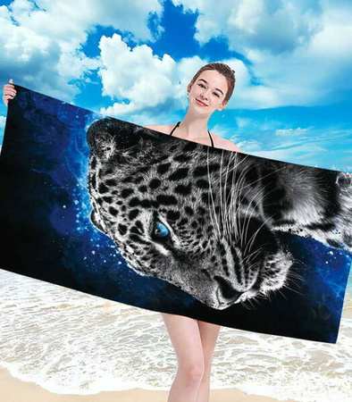 RĘCZNIK PLAŻOWY KĄPIELOWY 100 X 180 CM MIKROFIBRA DUŻY SZYBKOSCHNĄCY MIĘKKI KOLOROWY