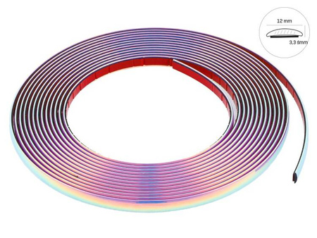 Listwa dekoracyjna, rainbow, 12 mm x 8 m