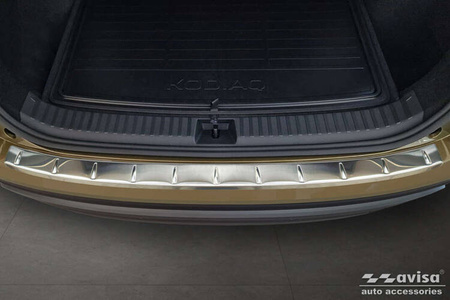 Nakładka na zderzak tylny Skoda Kodiaq 2 (Stal)