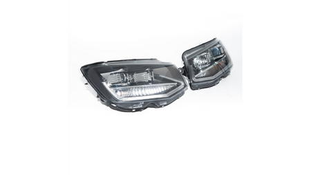 Zestaw Lamp Halogenowych Black DRL VW TRANSPORTER MULTIVAN T6 2015-obecnie