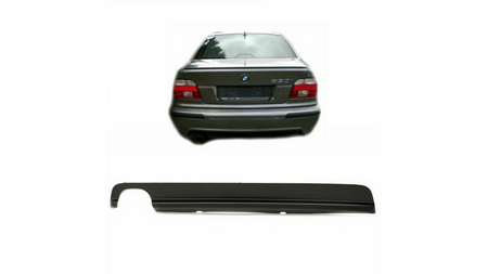 Tylny dyfuzor Matt Black  BMW 5 (E39) Sedan Touring 1995-2003