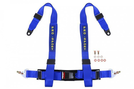 Pasy sportowe 4p 2" Blue - Pro Sport