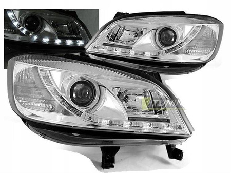 Lampy reflektory Opel Zafira 99-05 daylight chrome