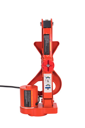 LEWAREK SAMOCHODOWY ELEKTRYCZNY PODNOŚNIK TRAPEZOWY ŻABA 12V 3T WALIZKA KD1369