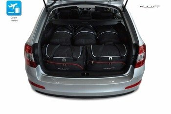 SKODA OCTAVIA KOMBI 2013+ TORBY DO BAGAŻNIKA 5 SZT