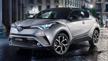 Nakładki progowe Toyota C-HR (Stal)