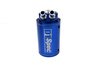 Oil catch tank 0.7L 9mm / 15mm D1Spec Blue + Filtr