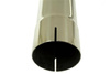 Wydech rura nierdzewka nasuwana 90st 2,75" 61cm