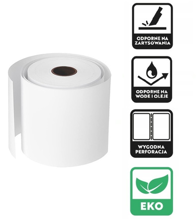 ETYKIETY TERMICZNE PREMIUM 100x150 BIAŁE DO DRUKAREK TERMICZNYCH 500 SZTUK