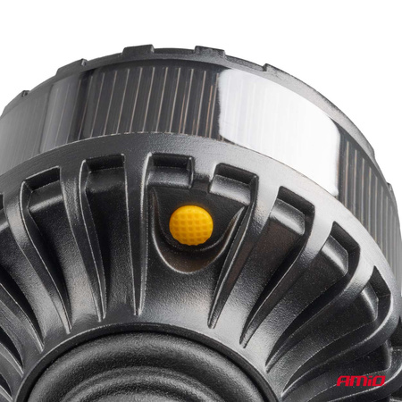 Lampa ostrzegawcza błyskowa kogut LED W28P 12V 24V AMIO-04107