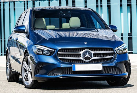 Nakładka na zderzak tylny do Mercedes W247 B klasa (Stal)