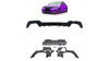 Tylny dyfuzor Gloss Black BMW 3 G20 G21 przed liftem 2018-obecnie