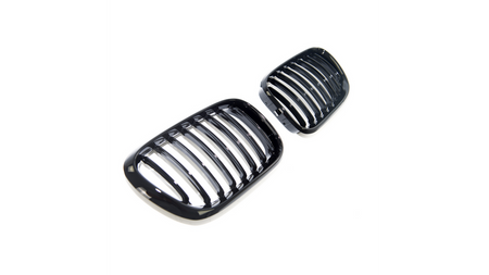 Grill BMW X5 E53 pojedyncze żeberka Gloss Black