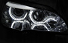 Lampy Bmw X5 E70 07-10 ringi 3d drl chrome xenon