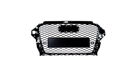 Grill sportowy Gloss Black z PDC AUDI A3 przed liftem 2012-2016