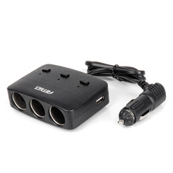 Rozdzielacz gniazda zapalniczki z ładowark?
2x USB-A ON/OFF LED 12V 24V 100W 70cm AMIO-04363
