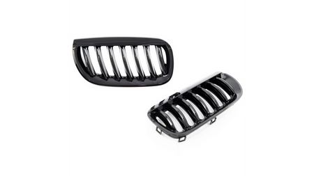 Grill sportowy pojedyncze żeberka Gloss Black BMW X3 E83 przed liftem 2003-2006