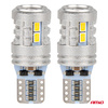 Żarówki LED STANDARD T10 W5W 6x3020 + 1x3030 SMD White 12V 24V AMIO-03718