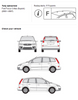 Bagażnik dachowy AIRO CRUZ Ford Focus C-MAX Dark