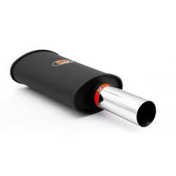 Tłumik sportowy RM118 z końcówką polerowaną KPCP76/76