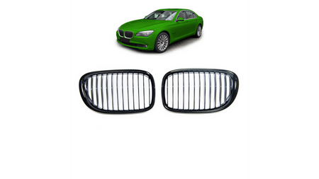 Grill sportowy pojedyncze żeberka Gloss Black BMW 7 F01 F02 F03 F04 2008-2015