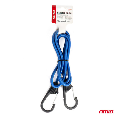 Linka elastyczna guma do mocowania bagażu o8 mm 80cm BSTRAP-20 AMIO-03373