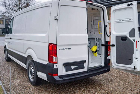 Nakładka ochronna bagażnika na tylny zderzak do VW VOLKSWAGEN CRAFTER 2017
