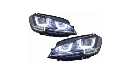 Zestaw Lamp Halogenowych Chrome VW GOLF VII przed liftem 2013-2017
