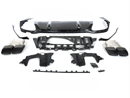 DYFUZOR GLOSSY BLACK SPORT MERCEDES W213 / S213