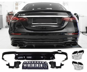 DYFUZOR MERCEDES W213 20- LIFT AMG PAKIET CHROME