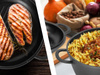 ZESTAW GARNKÓW ALUMINIOWYCH 2w1 POWŁOKA NON-STICK 10 ELEMENTÓW INDUKCJA GAZ PIEKARNIK