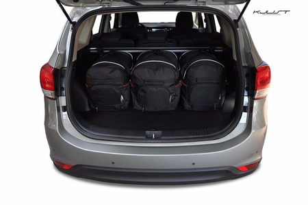 KIA CARENS 2013+ TORBY DO BAGAŻNIKA 5 SZT