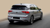 Nakładka na zderzak tylny do Volkswagen Golf 8 Hatchback (czarna)