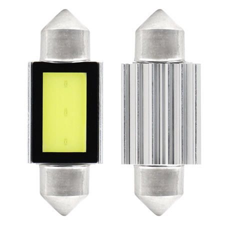 Żarówki LED CANBUS COB3 Festoon C5W C10W C3W 36mm White 12V AMIO-01639