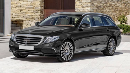 Nakładka na zderzak tylny do Mercedes klasa E W213 Kombi (Czarna)