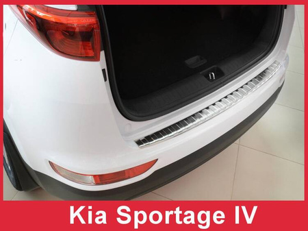 Nakładka na zderzak tylny do KIA SPORTAGE 4 (Stal)