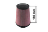Filtr stożkowy TURBOWORKS H:180mm OTW:80-89mm Purple