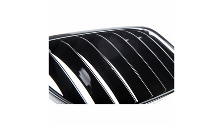 Grill sportowy pojedyncze żeberka Gloss Czarny BMW X1 E84 2009-2015