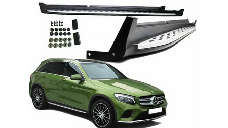 Stopnie boczne z aluminium  MERCEDES GLC (X253) GLC Coupe (C253) 2015-obecnie