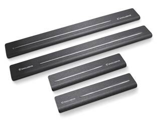 Progi One Line BMW seria 2 F45 Minivan 5 2013- - Satin Black&White
