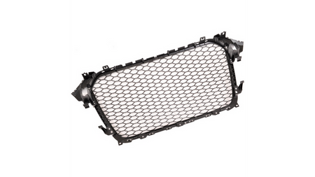 Grill sportowy Silver Matt z PDC  AUDI A4 B8 (8K) Sedan Avant Facelift 2013-2016