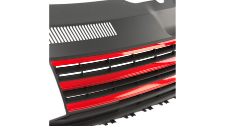 Grille badgeless with Red Trims VW T6 2015-2019