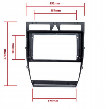 RAMKA DO RADIA MASKUJĄCA 9'' AUDI A6 4B 1997 -2005